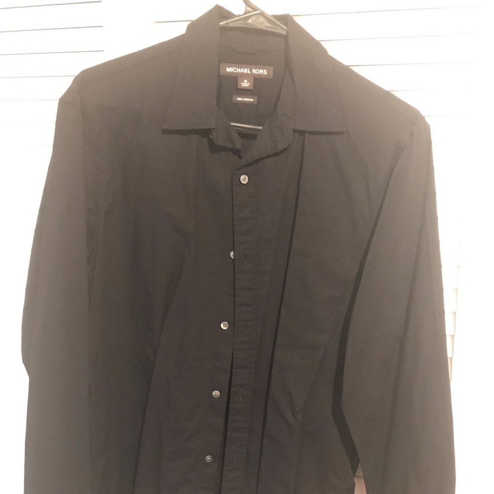 Michael Kors Black Dress Shirt